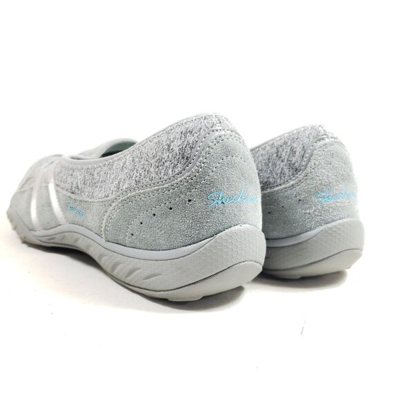 Skechers Womens Size 10 Breathe Easy Faithful Gray Slip-On Shoes - Picture 4 of 9